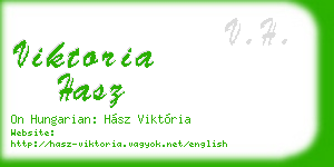viktoria hasz business card
