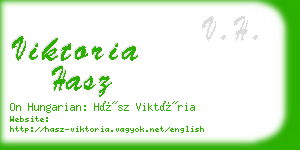 viktoria hasz business card